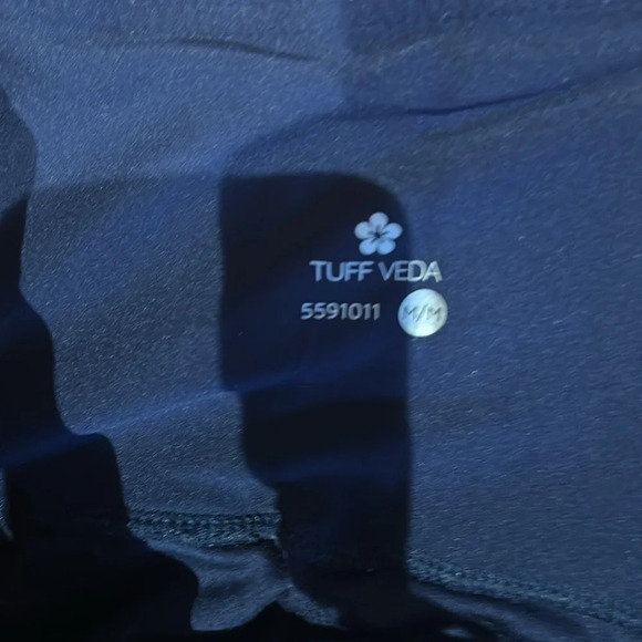 Tuff Navy skin tight  leggings Sz M - Picture 5 of 11